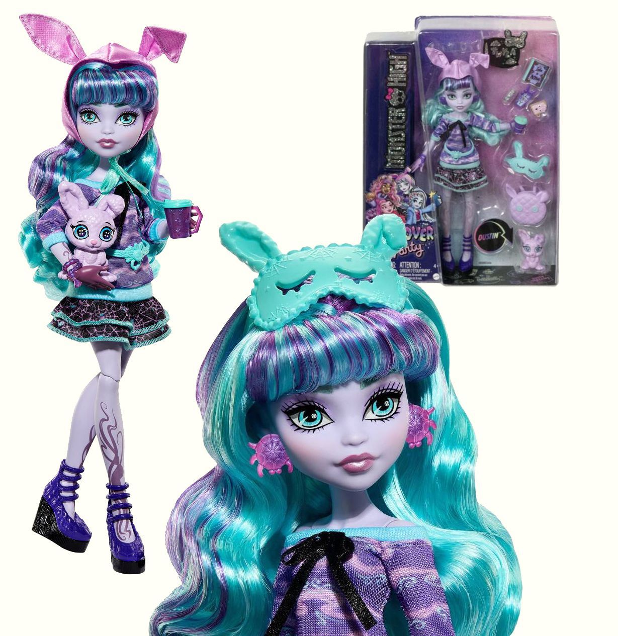 Кукла Twyla Creepover Party Монстер Хай Monster High Твайла Пижамная  Вечеринка - купить с доставкой по выгодным ценам в интернет-магазине OZON  (1185949328)