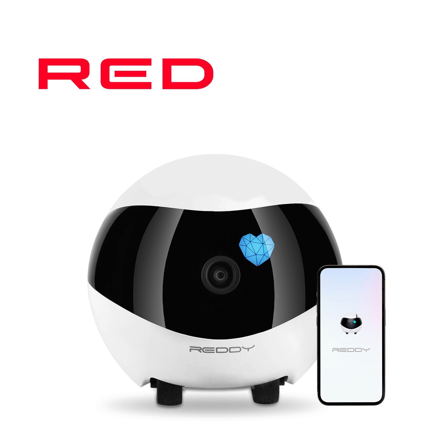 Камера видеонаблюдения wifi для дома, робот друг REDDY SE