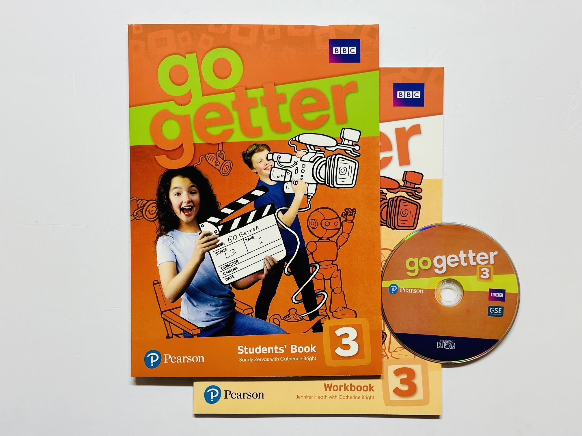 Go Getter 3, Student's Book + Workbook with CD-disk Pearson | Zervas Sande