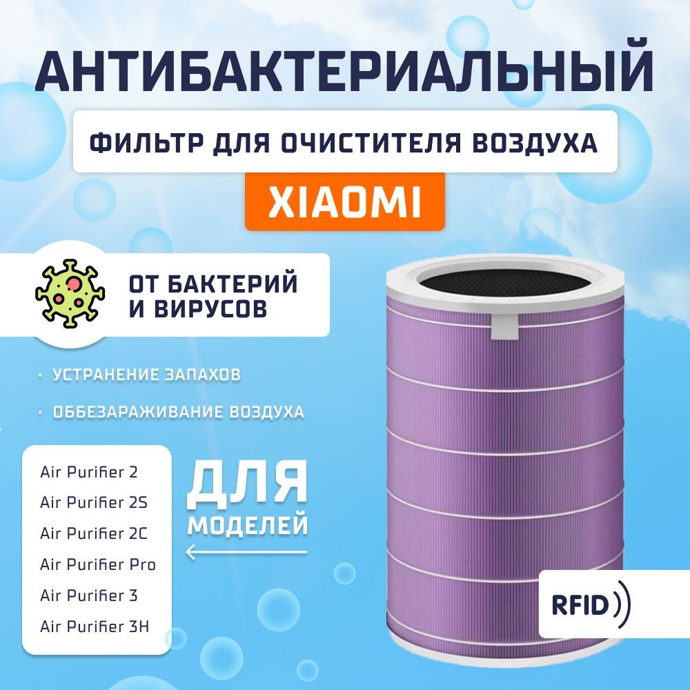 Фильтр Xiaomi Air Purifier Antibacterial Filter SCG4011TW - купить с  доставкой по выгодным ценам в интернет-магазине OZON (240416296)