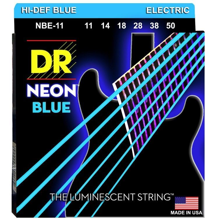 Dr Nbe-11 - Neon Струны для электрогитар