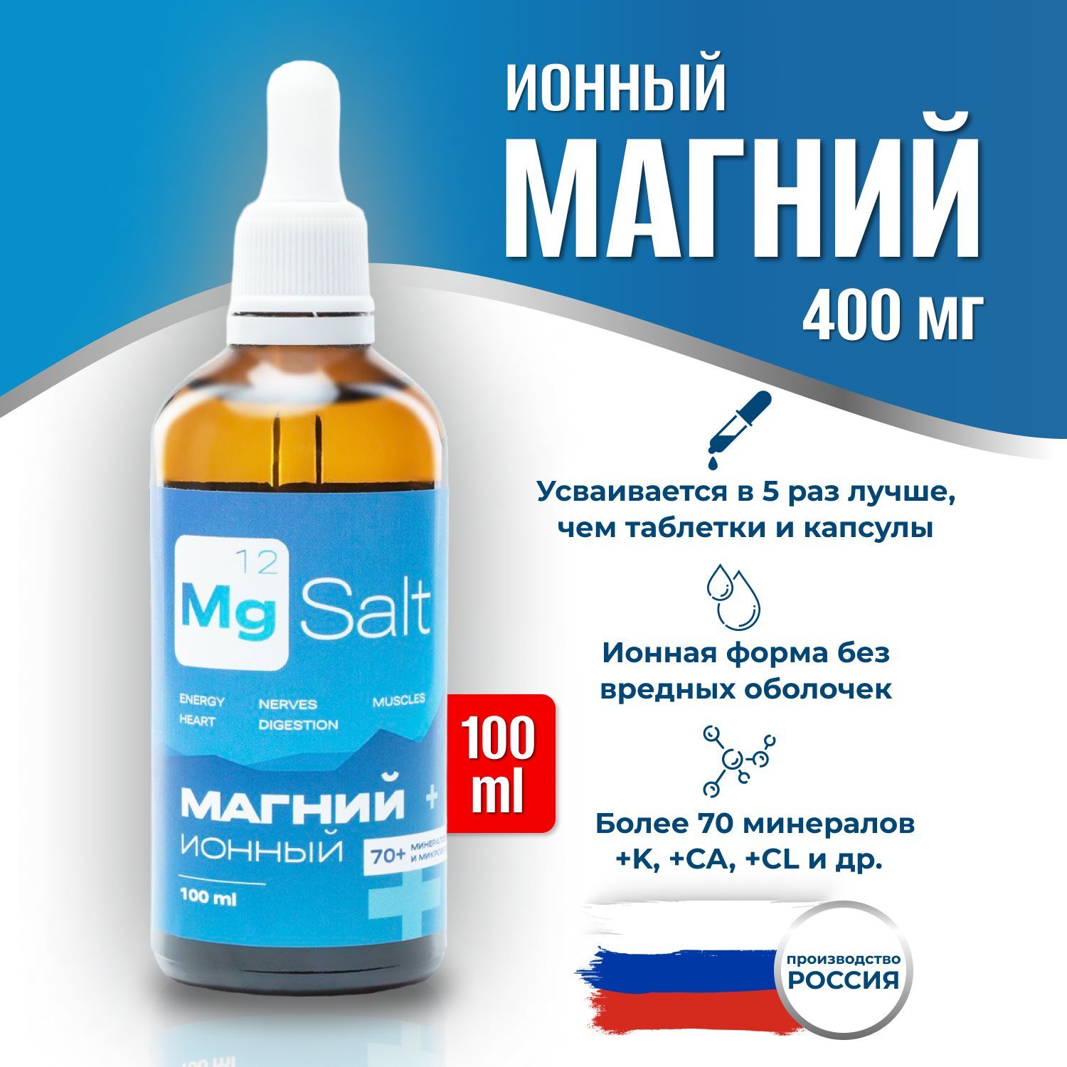 Магний для детей и беременных 100 мл купить на OZON по низкой цене (979654806)