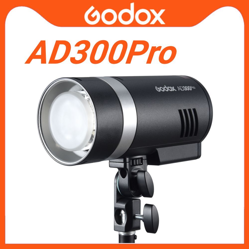 Портативная уличная карманная вспышка Godox AD300Pro TTL 2,4G 300 Вт 1/8000 HSS с аккумулятором для Canon Nikon Sony Fuji Olympus Pentax