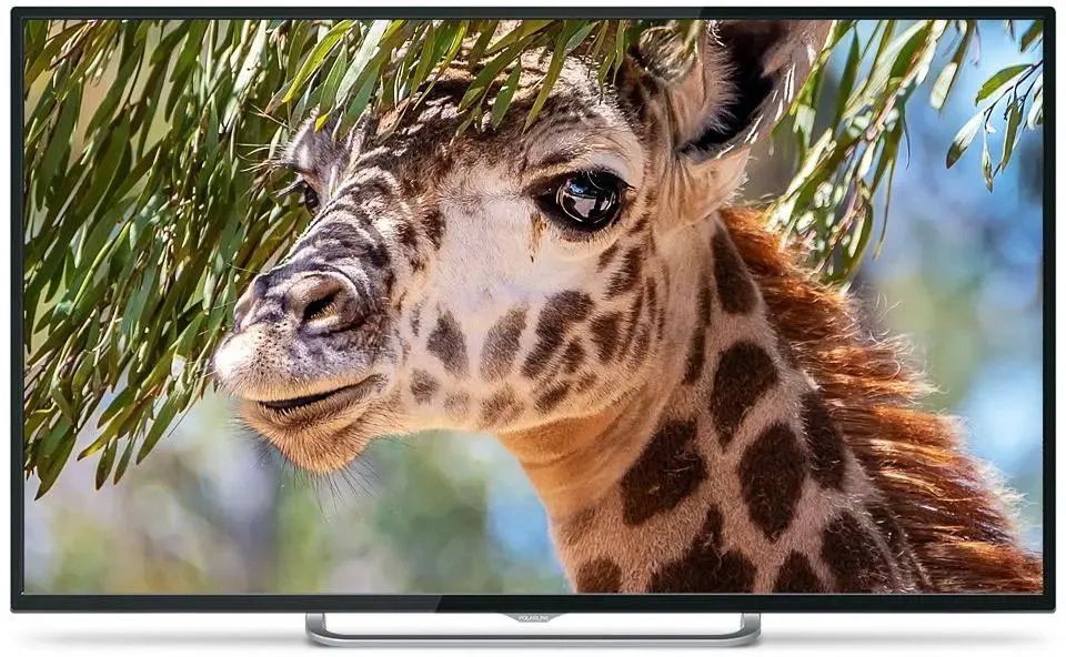 POLARLINEТелевизор55PU11TC-SM55"4KUHD,черный