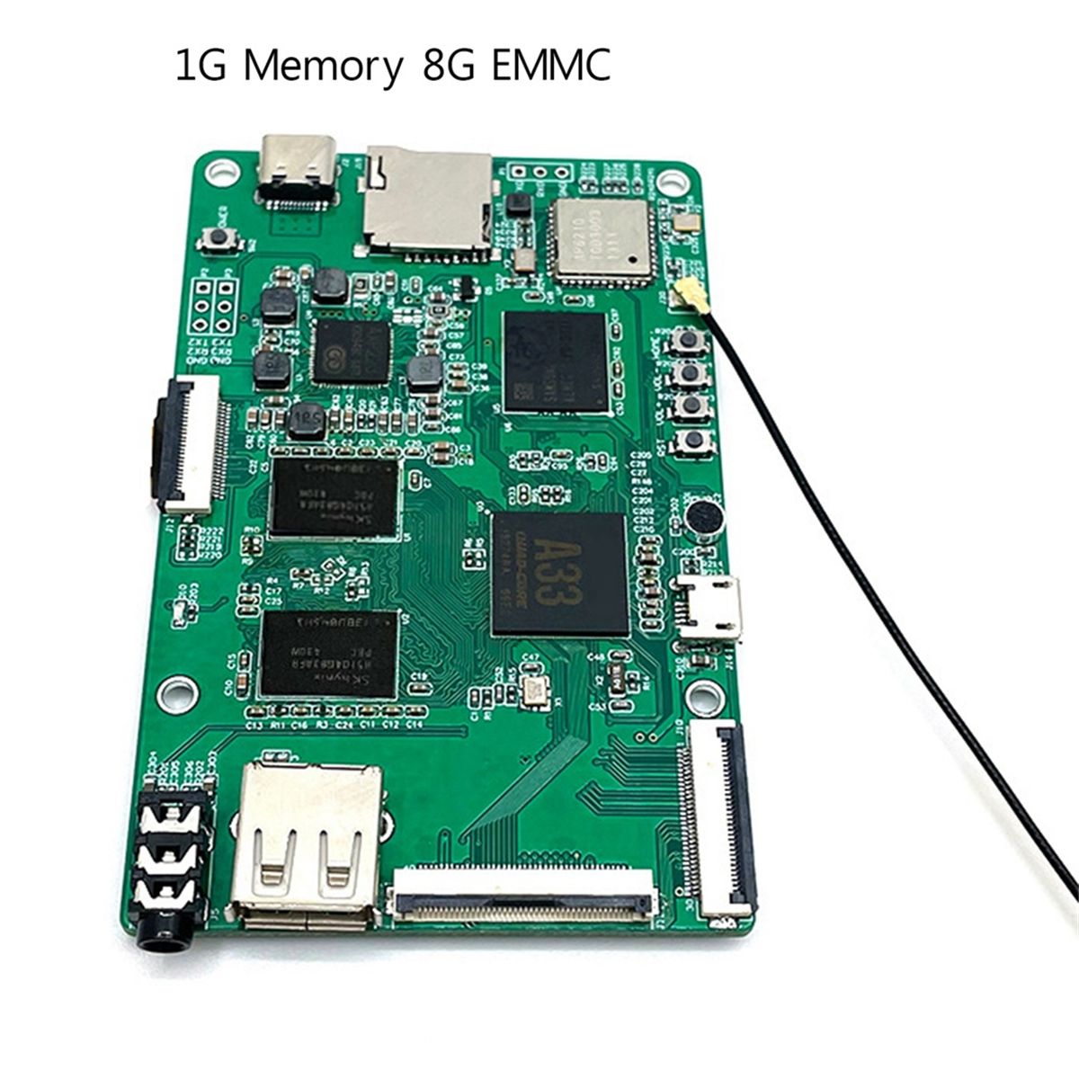 Для Android Raspberry Pi LCPI A33 Макетная плата 1 ГБ ОЗУ 8 ГБ EMMC -  купить с доставкой по выгодным ценам в интернет-магазине OZON (1319024675)