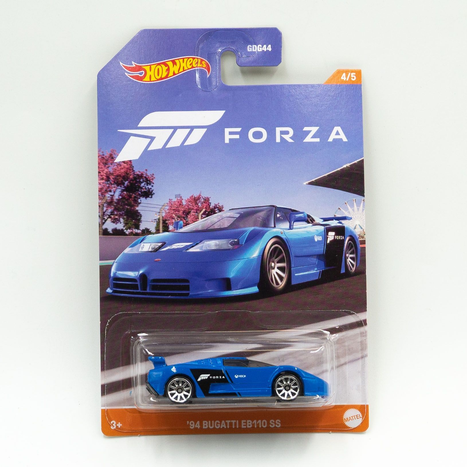 Машинка Hot Wheels FORZA 94 Bugatti EB110 SS Коллекционная - купить с  доставкой по выгодным ценам в интернет-магазине OZON (1243048565)