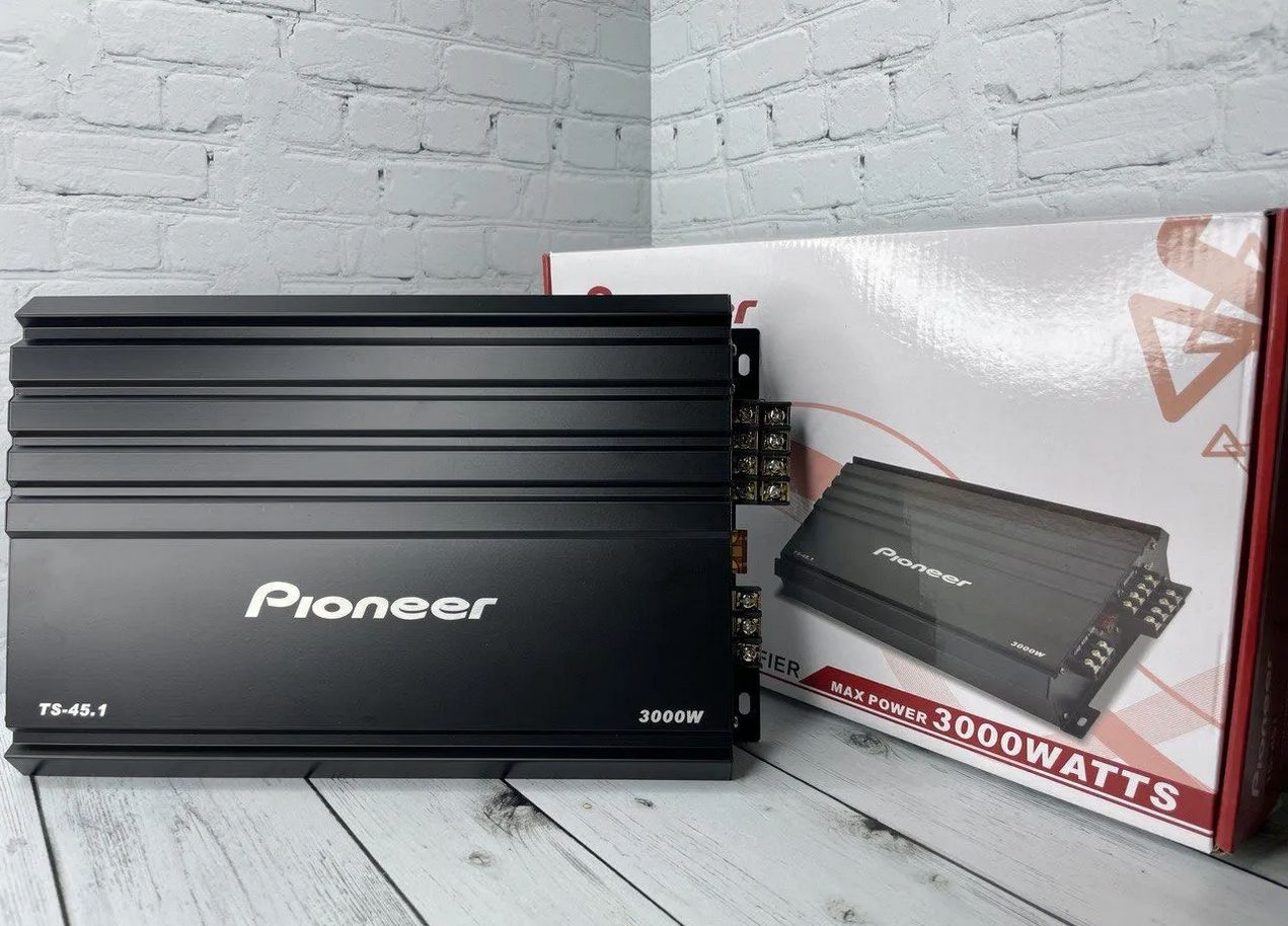 Автомобильный Усилитель PIONEER / Усилитель для сабвуфера и колонок / 4  канала 3000W - купить с доставкой по выгодным ценам в интернет-магазине  OZON (1281329274)