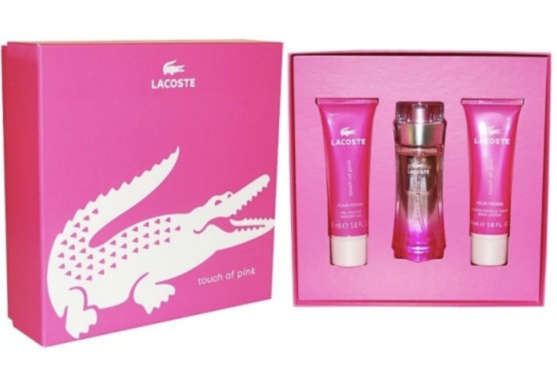 Lacoste touch of pink gift set 50ml hotsell