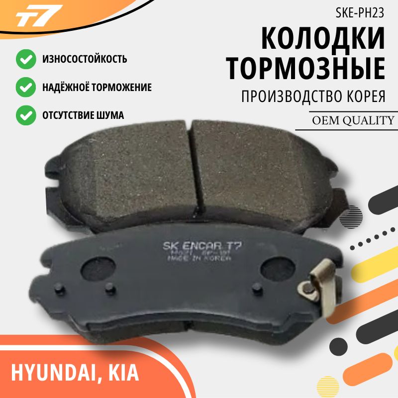 Тормозные колодки передние для Hyundai Elantra Sonata Tucson, Kia Sportage II Optima Magentis