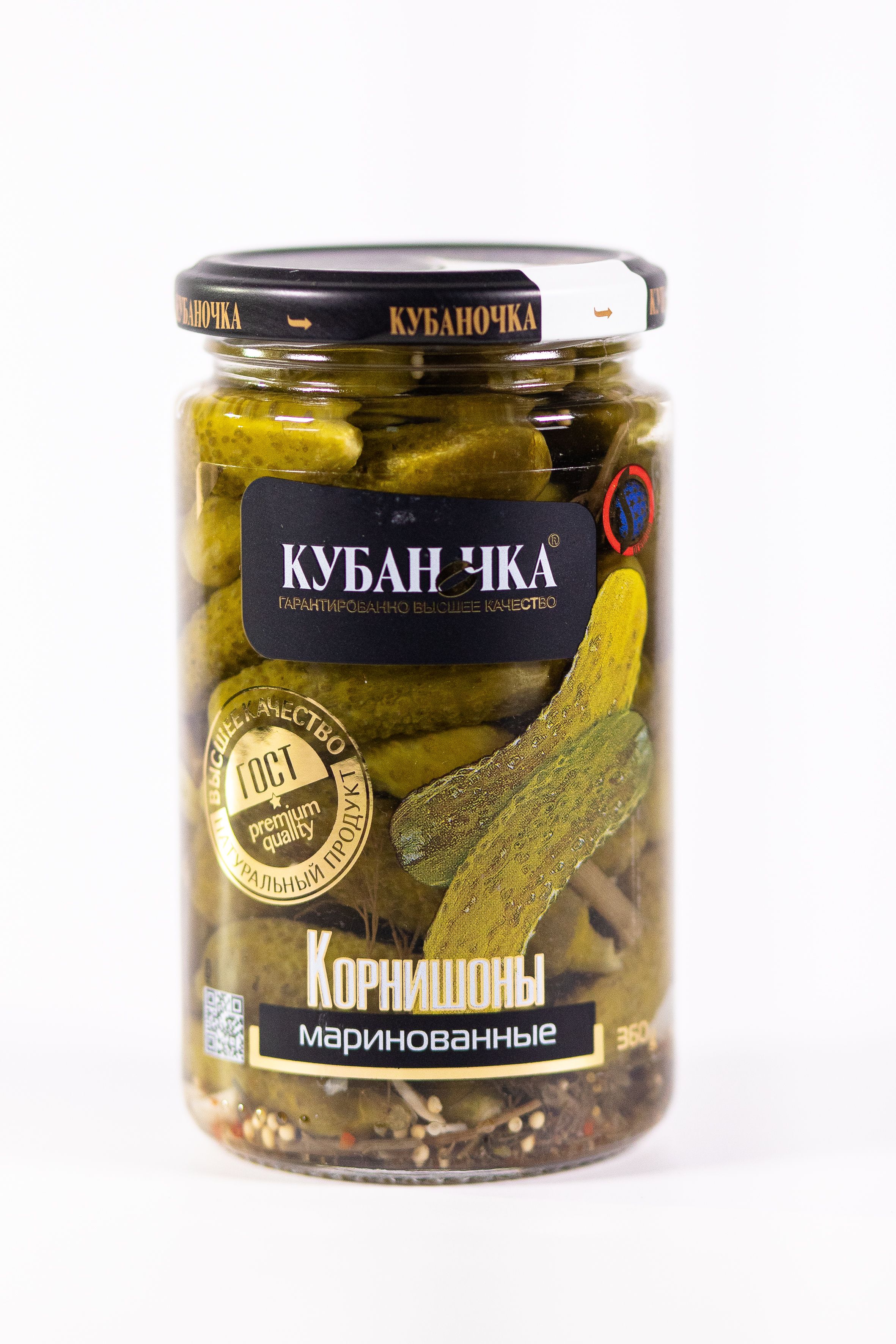 Корнишоны маринованные 360 г