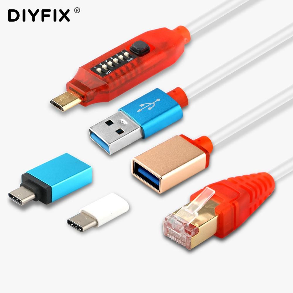 Универсальный загрузочный кабель Micro USB RJ45 для Qualcomm EDL/DFC/9008,  поддержка режима быстрой зарядки MTK/SPD Box Octopus Box Dongle Deep Flash  - купить с доставкой по выгодным ценам в интернет-магазине OZON (1319671679)