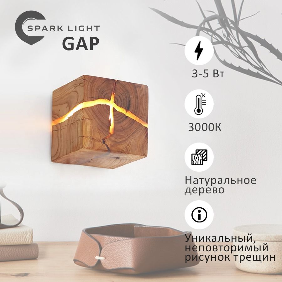 SparkLightНастенныйсветильник,G4,5Вт