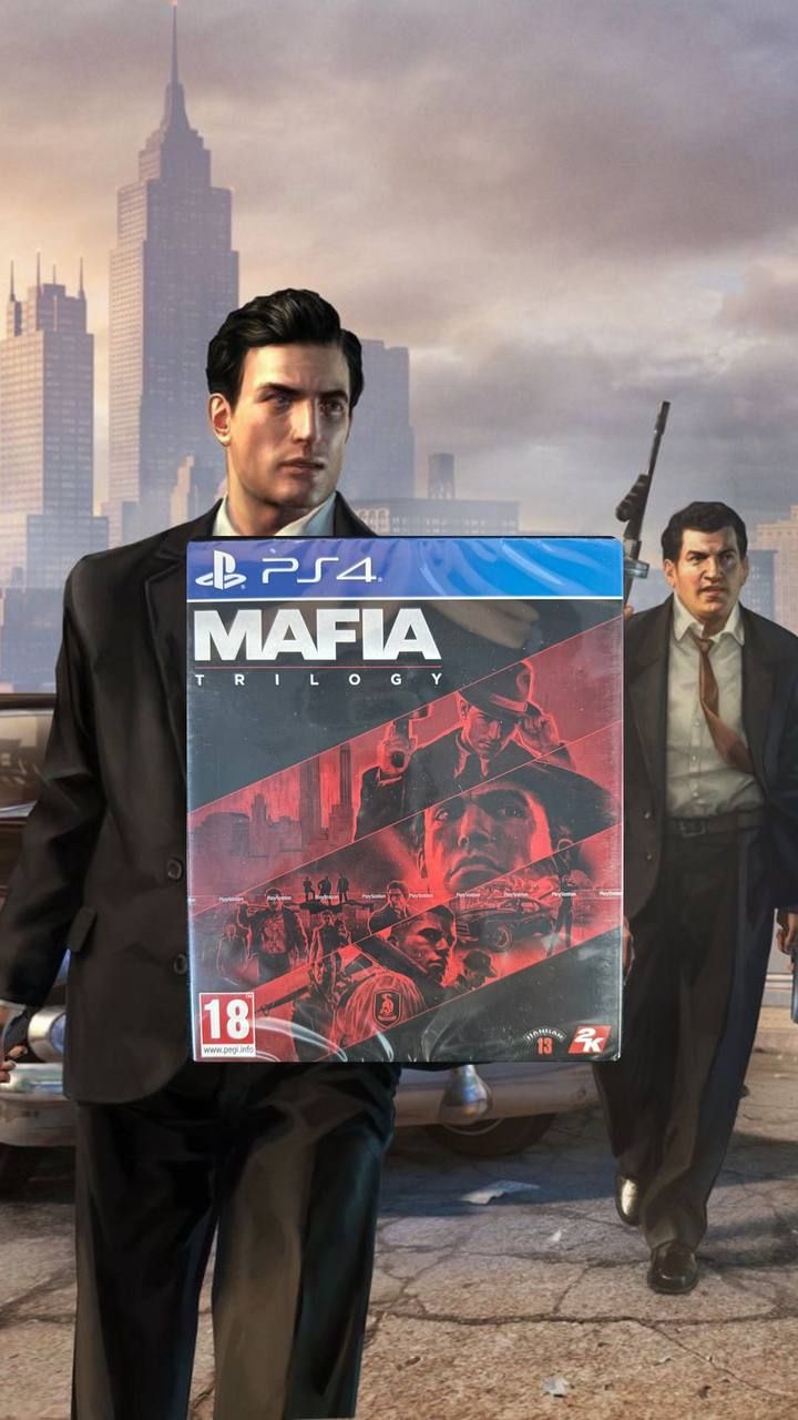 Игра mafia trilogy ps4 (PlayStation 4, Русская версия)