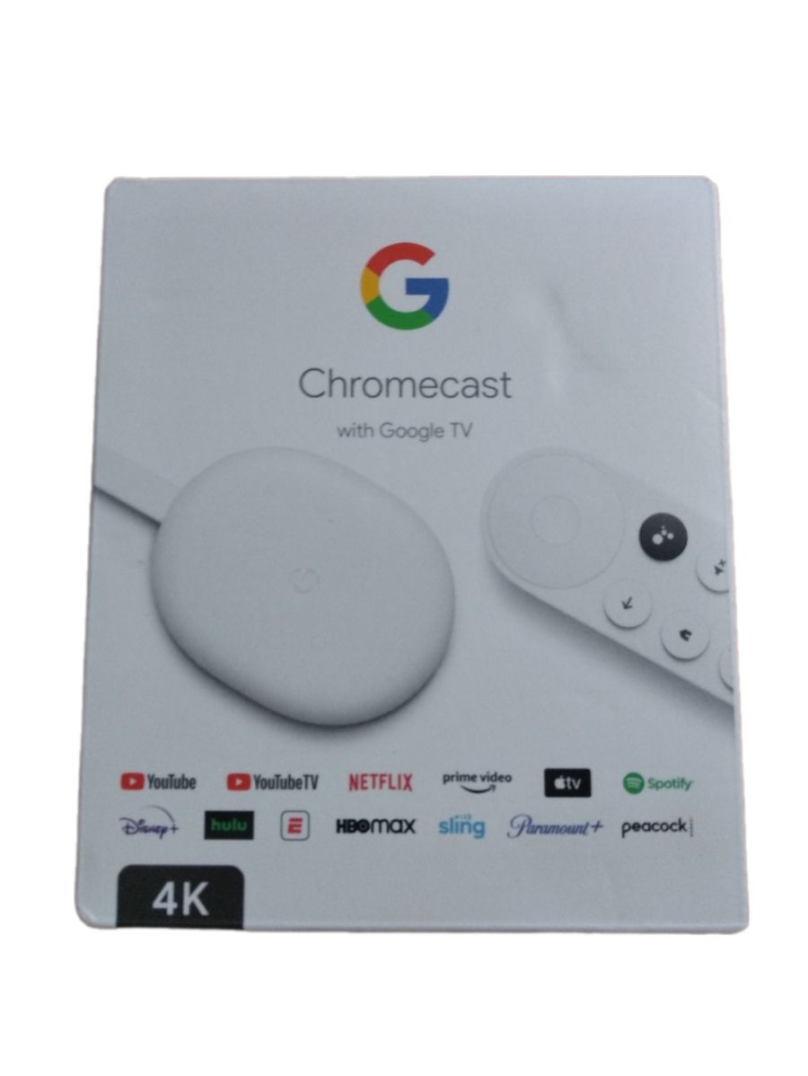 GoogleМедиаплеер4KAndroid,2ГБ/8ГБ,Bluetooth,Wi-Fi,белый