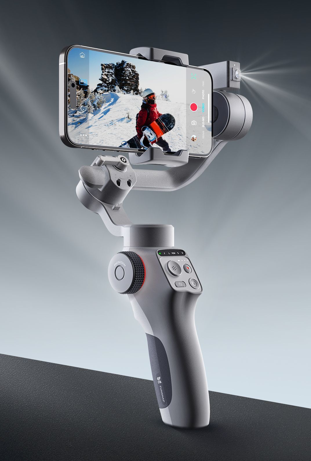 Стабилизатор для смартфона Funsnap Capture 5 Three-axis Gimbal28.5 см  купить по низкой цене с доставкой в интернет-магазине OZON (1380235756)