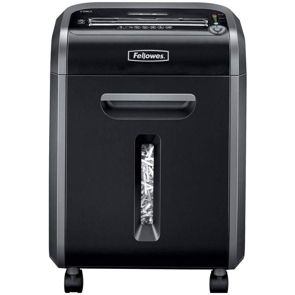 Fellowes Шредер Офисный Фрагментный, секретность  4, (FS-46790), 23 л, черный