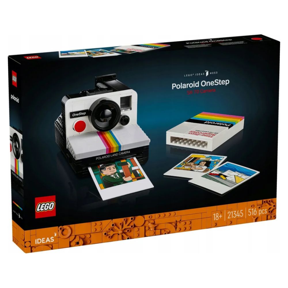 Конструктор LEGO Ideas 21345 Камера Polaroid OneStep SX-70 - купить с  доставкой по выгодным ценам в интернет-магазине OZON (1383750310)