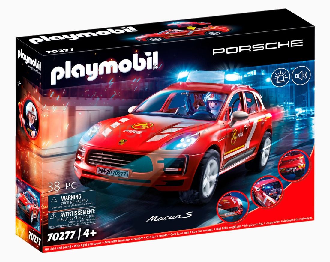 Пожарная Playmobil Porsche 70277 Porsche Macan S - купить с доставкой по  выгодным ценам в интернет-магазине OZON (1398850961)