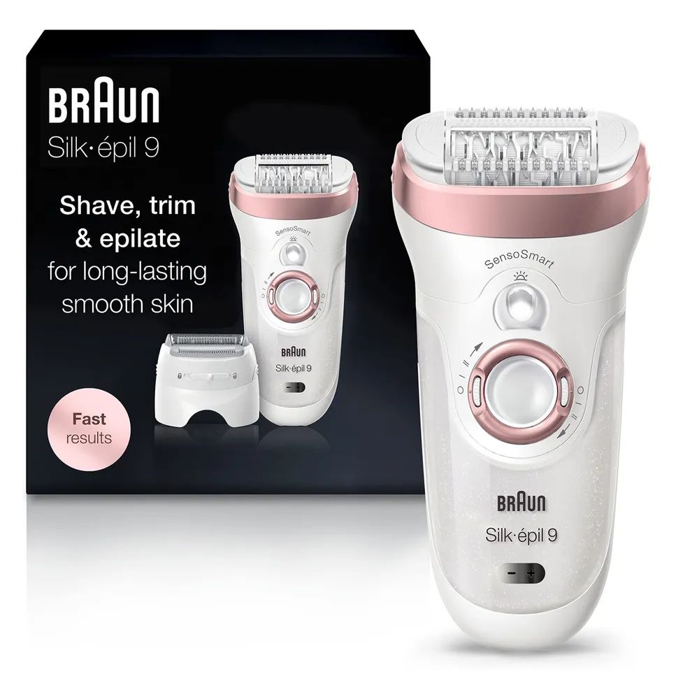 Braun Эпилятор Silk-epil 9 9720 Senso smart 2-в-1