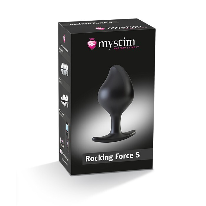 Анальная пробка с электростимуляцией Mystim e-stim butt plug, Rocking Force S  #1