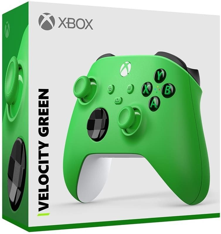 Беспроводной геймпад Microsoft Xbox Series Velocity Green (model 1914) (Зеленый)  #1