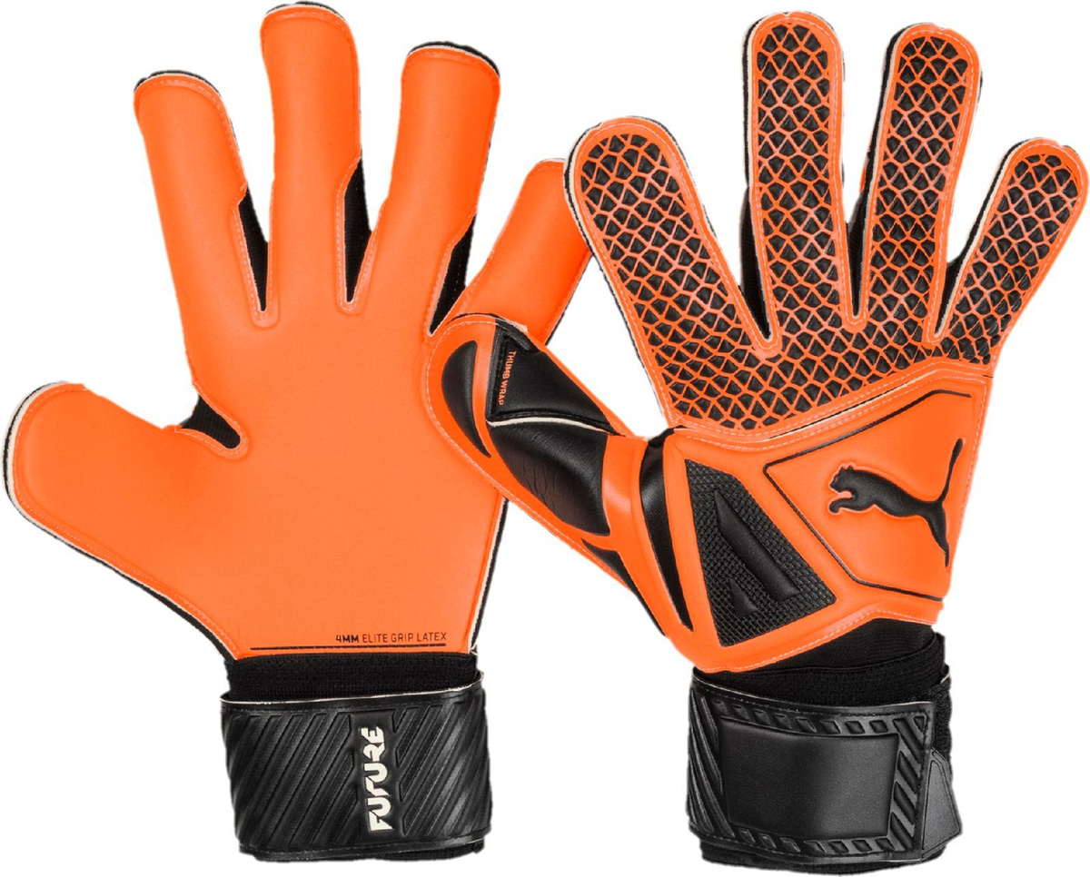 Вратарские перчатки Puma FUTURE Grip 2.2, цвет: оранжевый. Размер 10 ...