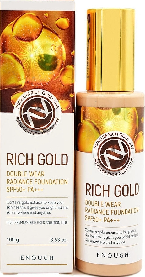 Тональный крем с золотом Enough Rich Gold Double Wear Radiance ...