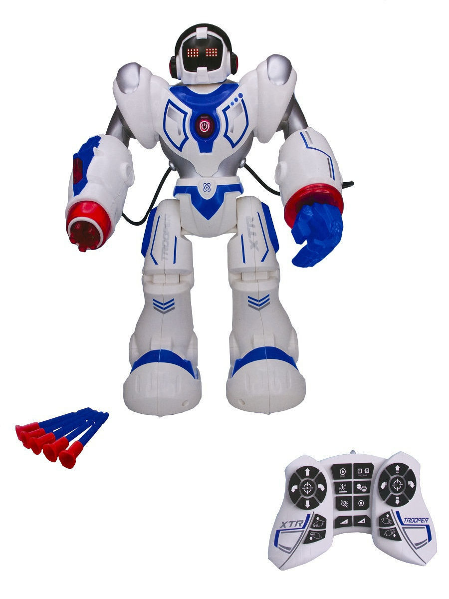 Робот XTREM BOTS Штурмовик световые и звуковые эффекты 20 функций ...