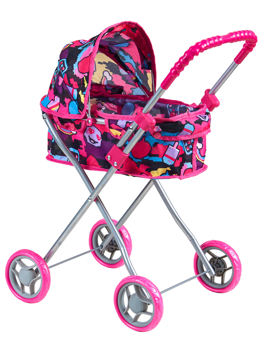 Детская игрушечная классическая коляска Buggy Boom для кукол Mixy 8011 ...