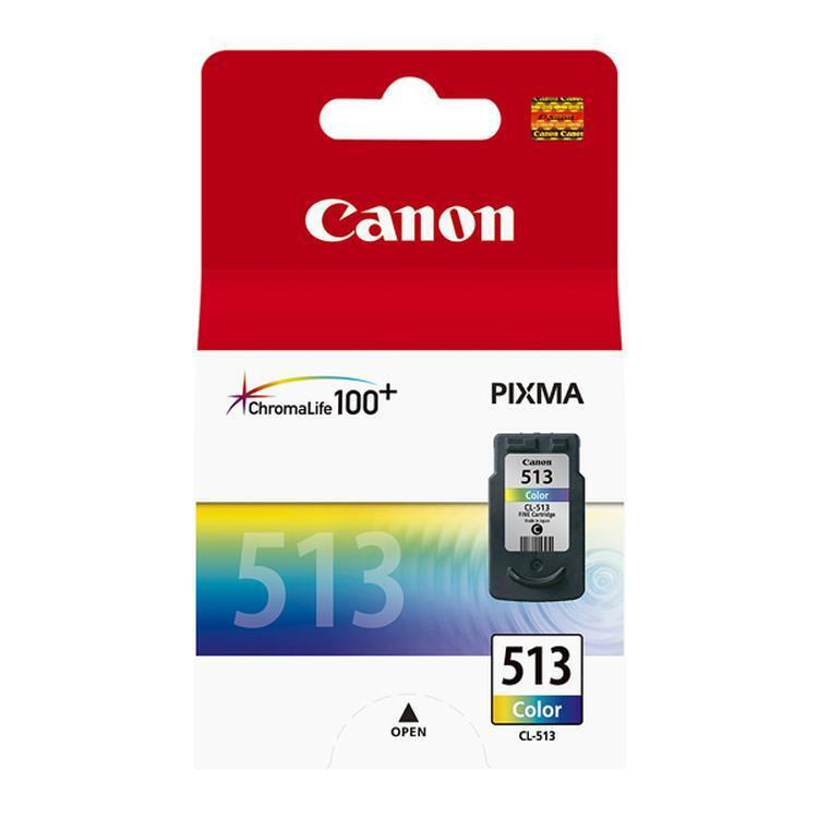 Картридж Canon CL-513, голубой, пурпурный, желтый, для струйного ...