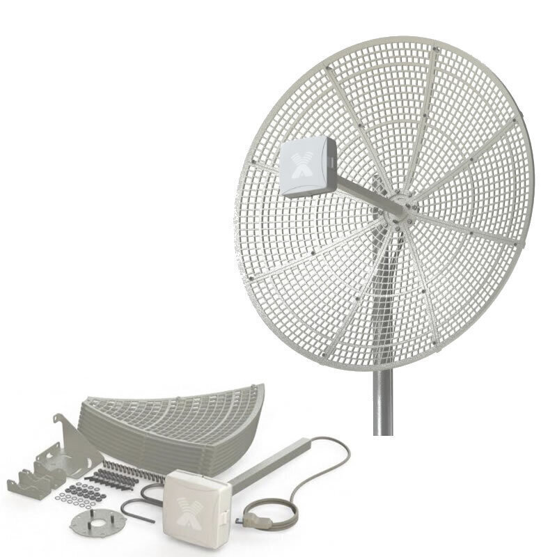 Vika-24F MIMO 2x2, BOX, 4G/3G антенна параболическая, разборная (21-24 ...