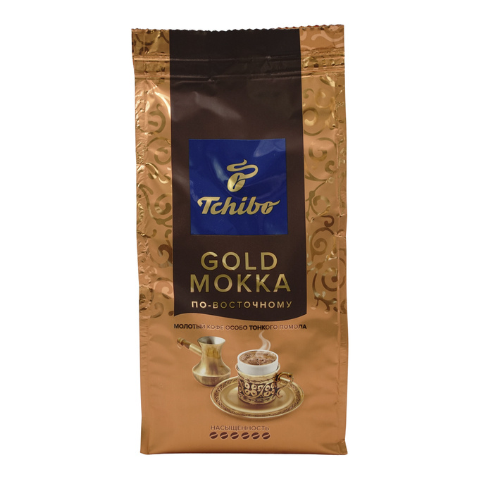 Кофе Tchibo Gold Mokka по-восточному молотый 200 г (2 уп) — купить в ...