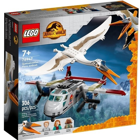 Конструктор LEGO Jurassic World Кетцалькоатль: нападение на самолёт 76947  #1