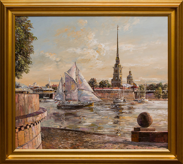 Картина маслом "СПб. Петропавловская крепость" Артемис - купить по ...