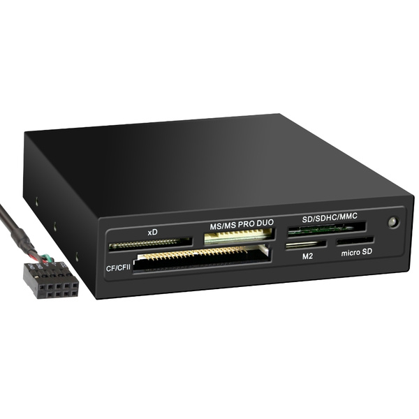 Внутренний картридер USB 2.0 GR-116B для компьютерных корпусов, 6 ...