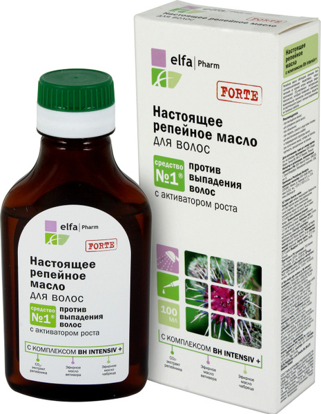Elfa Pharm Настоящее репейное масло Против выпадения волос с ...