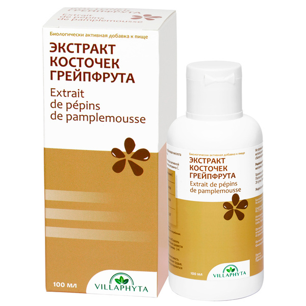 Villaphyta ЭКСТРАКТ КОСТОЧЕК ГРЕЙПФРУТА, 100 мл - купить с доставкой по ...