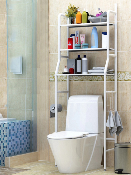 Стеллаж для ванной COST-HW47883BK_BK, 47х25х154.5 см, COSTWAY купить c ...