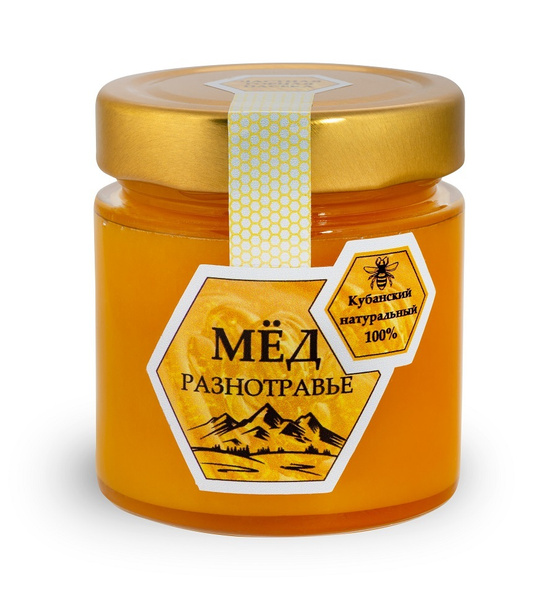 Мед Разнотравье горное 250гр Натуральный от пчеловода Краснодарский ...