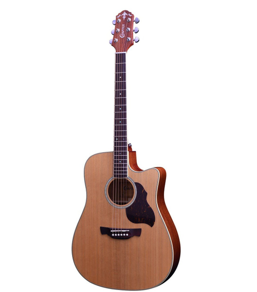 Гитара электроакустическая шестиструнная Crafter DE-7 Dreadnought Gloss ...