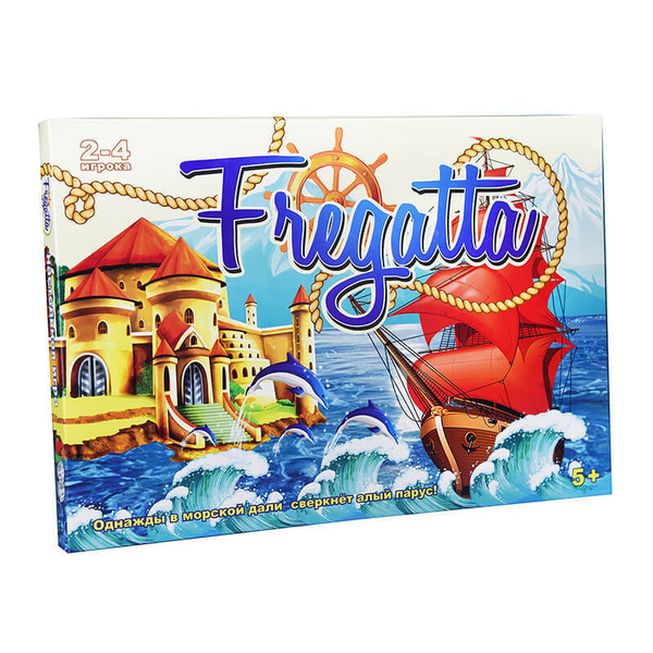 Настольная игра Strateg Fregatta. Игра-ходилка для детей. Морское ...