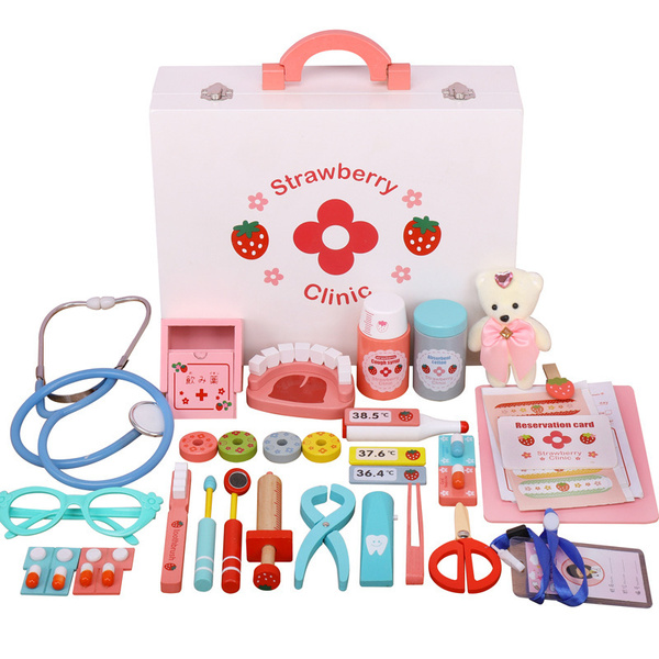 Деревянный набор доктора для детей Caramba_toys - купить с доставкой по ...