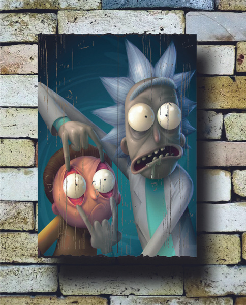 Картина не по номерам "Рик и Морти" - купить с доставкой по выгодным ...