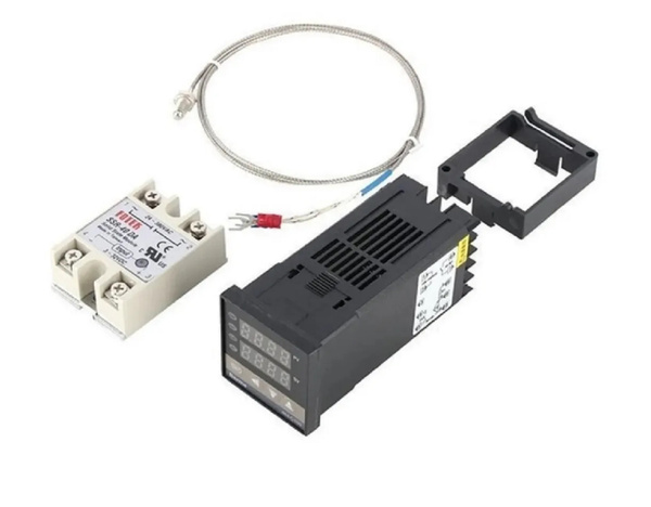 Терморегулятор REX-C100 (термореле, термопара, SSR-40DA) - купить с ...