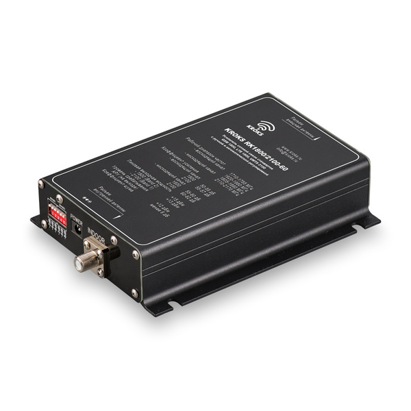 Репитер GSM KROKS RK1800/2100-60 (F-разъем), усилитель мобильной связи ...