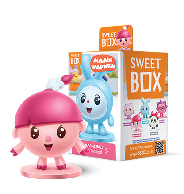 Sweet Box Конфитрейд СВИТБОКС МАЛЫШАРИКИ Мармелад с игрушкой, 10г ...