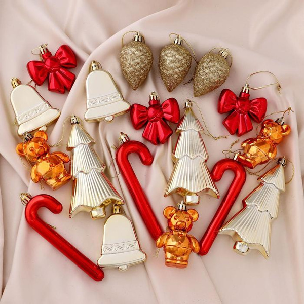 Набор елочных украшений Зимнее волшебство, Пластик - купить в интернет ...