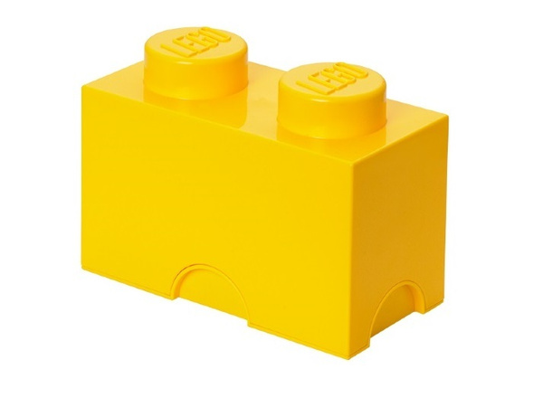 Ящик для игрушек LEGO Система хранения 2 желтый, 25х12х18 см - купить ...