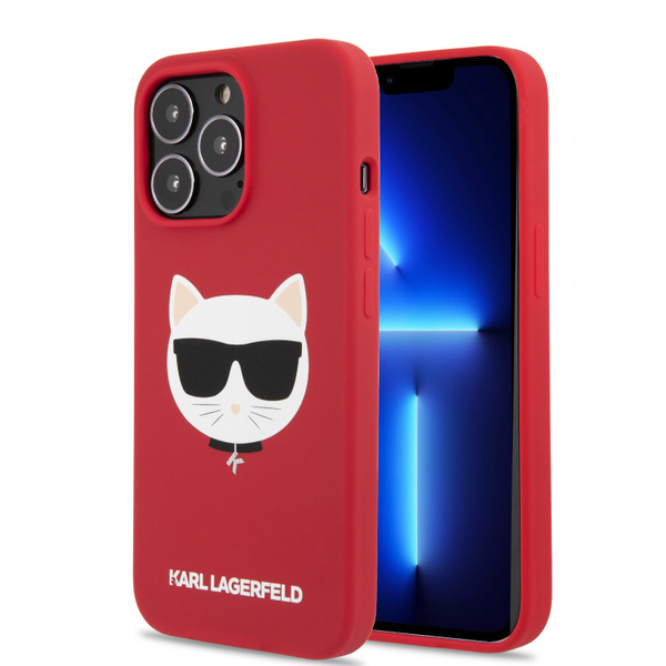 Силиконовый чехол Karl Lagerfeld с рисунком, soft touch для iPhone 13 ...