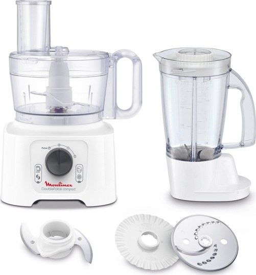 Кухонный комбайн Moulinex DoubleForce Compact FP542111, белый купить на ...